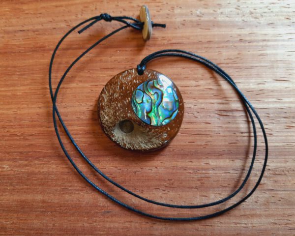 kokosnoot paua hanger